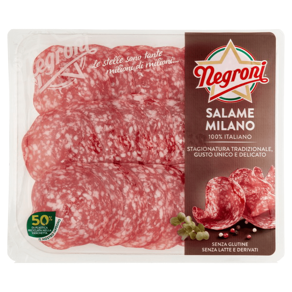 AFFETTATI - SALAME MILANO G100 X10 NGR